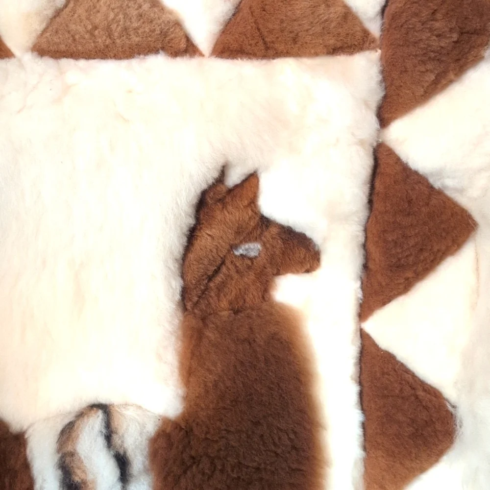 Authentic Llama Fur Wall Hanging